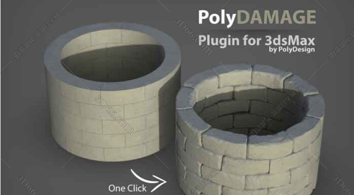 3DMax Polydamage V1 – 添加模型损坏细节插件.png