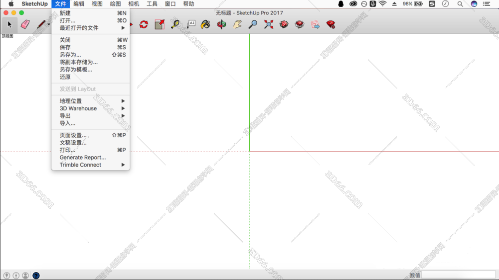 mac版sketchup改中文版